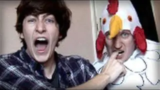 Chicken bit my finger - again ! (Charlie Bit My Finger Parody)