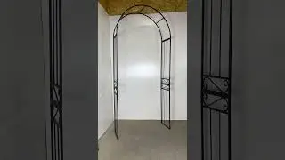 Садовая арка из металла