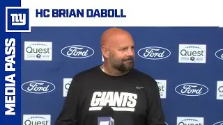 Brian Daboll Gives Final Updates Before Season Opener | New York Giants