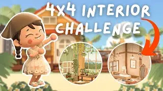 4 by 4 CHALLENGE?! 4 rooms...4 designs!! // acnh: happy home paradise