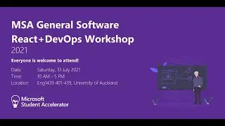 DevOps + Frontend - Phase 2 General Stream Workshop Day 2 - NZMSA 2021