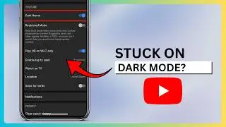 how to turn off dark mode on YouTube