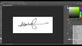 How to pick signature from image to PNG by photoshop