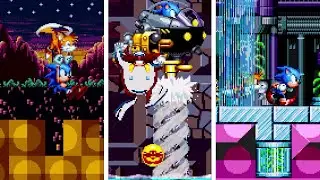 Combining Sonic CD with Mania Plus! [Tidal Tempest Zone ~ Sonic Mania Plus mods Gameplay]