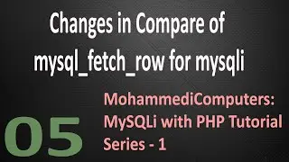 05 MySQLi PHP Tutorial - Display Record - Fetch Row - mysql_fetch_row function