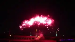 Салют на крутитской набережной, Москва.