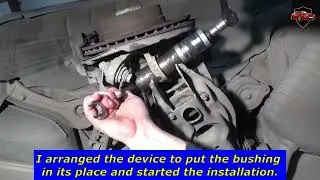 BMW E90 Noise on the rear axle  Replacement of the rear wheel carrier ball joint on the.