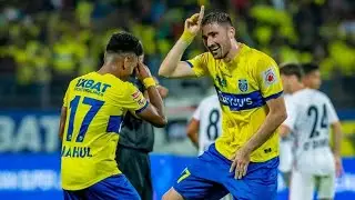 Gallery view of stunning goal from ivan kaliuzhnyi🔥🔥Kerala blasters vs East bengal