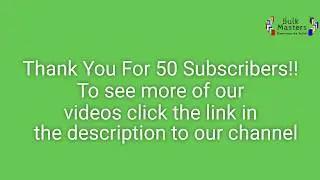 50 Subscriber Special! (And A New Anouncment)