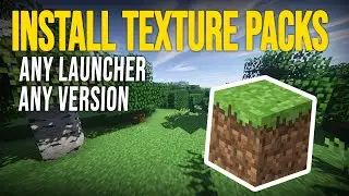 How to Install TEXTURE PACKS in Minecraft (ANY VERSION & ANY LAUNCHER)