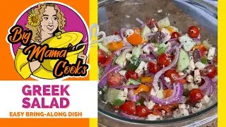 Greek Cucumber Salad | Greek Salad | Salad #bigmamacooks