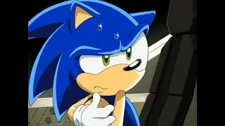 Sonic X Comparison: Sonic Shivers As He Covers His Stomach (Japanese VS English)