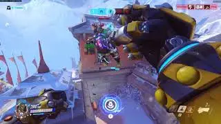 Playing Doomfist in Comp - Overwatch Competitive Gameplay Season 8