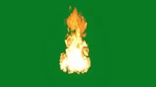 HD Fire green screen effect || free use no copyright