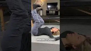 Tense lower back❓️Try this❗️⁠#lowerbackpain #lowerbackexercise #backpainrelief