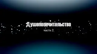 Душепопечительство. Йоханес Раймер. часть 2
