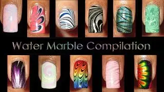 Nail Art Compilation | Water Marble March 2016 | MSLP