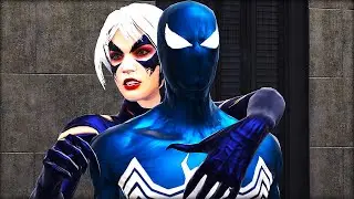 Black Suit Spider-Man and Black Cat Become Evil (Clip)