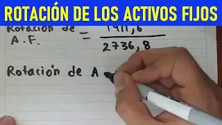Rotación de Activos Fijos Ejercicio con interpretación