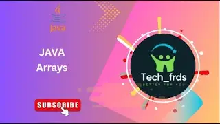 java  Arrays | Tech_frds #arrays #javatutorial