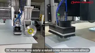 CNC Kontrol Ünitesi, Servo Motor ve Mekanik Ürünlerimizin Kullanıldığı bir CNC makinası