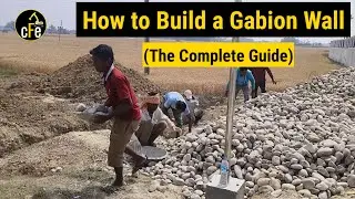 How to Build a Gabion Wall | gabion wall construction | civil field engineer