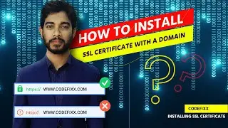 How to install SSL certificate with a domain | Installing SSL certificate