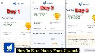 Get 1200 Per Refer | Earn Money Without Investment | How To Earn Money In Upstock Per Refer 1200