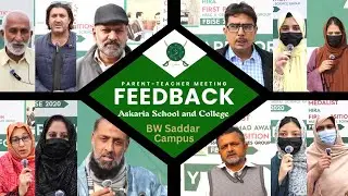 Parent-Teacher Meeting Feedback Boys Wing Saddar Campus