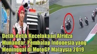 Viral Detik-detik Kecelakaan Afridza Munandar, Pembalap Indonesia yang Meninggal di MotoGP Malaysia