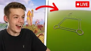 THE START OF MY BRAND NEW MINECRAFT MEGA BASE! - Minecraft Live 🔴