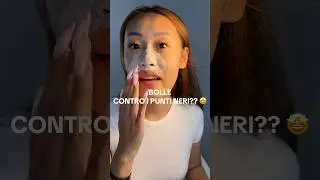 SCHIUMA CONTRO PUNTI NERI? 🤯 (provo prodotto coreano) #skincare #shorts