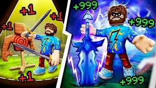 😰Мы Прокачали ОРУЖИЕ На МАКСИМУМ в Роблокс! + Кабан