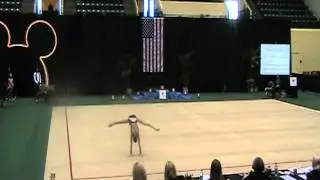 Lilia Tamkovitch. Floor. 2012 Rhythmic Junior Olympic Championships. 7 level.