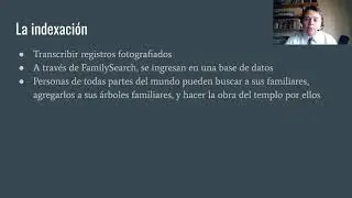 La indexación en línea - 1era parte