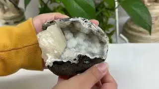 Natural Quartz and Heulandite Mineral Specimen