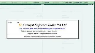 Cash Sales -Auto Receipt