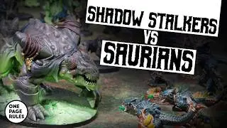 They Come From The Shadows... SHADOW STALKERS vs SAURIANS (1500pts)