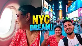 Day 1 in NYC with Mom! Exploring Times Square – Dream trip begins!