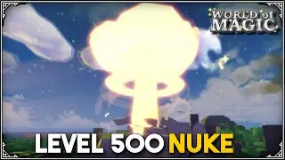 Player Level 500 Explosion Magic Showcase (World of Magic) ROBLOX