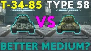 WOTB | T-34-85 VS TYPE 58!