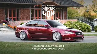 Bagged Subaru Legacy GT BL/BP | Super Low Air Suspension by Bag Riders