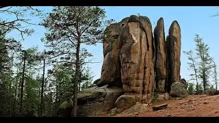 #mountains in Russia #Stolby Nature Reserve #Pillars  Красноярские Столбы