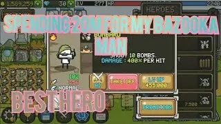 Spending 20M On My Hero Bazooka Man - Grow Castle
