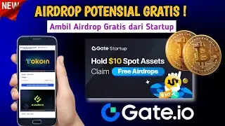AIRDROP POTENSIAL GRATIS !! CARA DAPAT AIRDROP GRATIS DI STARTUP GATE IO - AIRDROP GRATISAN