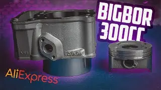 Kawasaki klx D'tracker 250 Big bore 300cc kit review | Поршневая с алиэкспресс