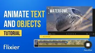 Master Animated Text And Objects With Flixier