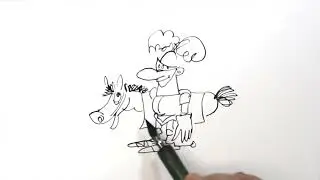 Sketching a knight. Jasmina Hato