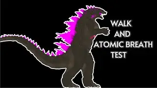 Evolved Godzilla walk / AB test | #homepage #godzilla #kaiju #sticknodes | NEo0
