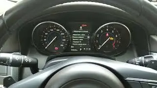 Быстрая проверка уровня масла JAGUAR XF 2015-  X260